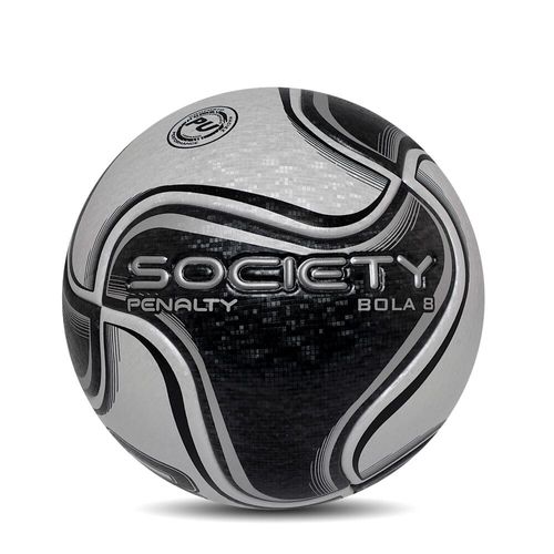 Bola Society Penalty 8 X - Bola Society 8 Kick OFF, preta, 5