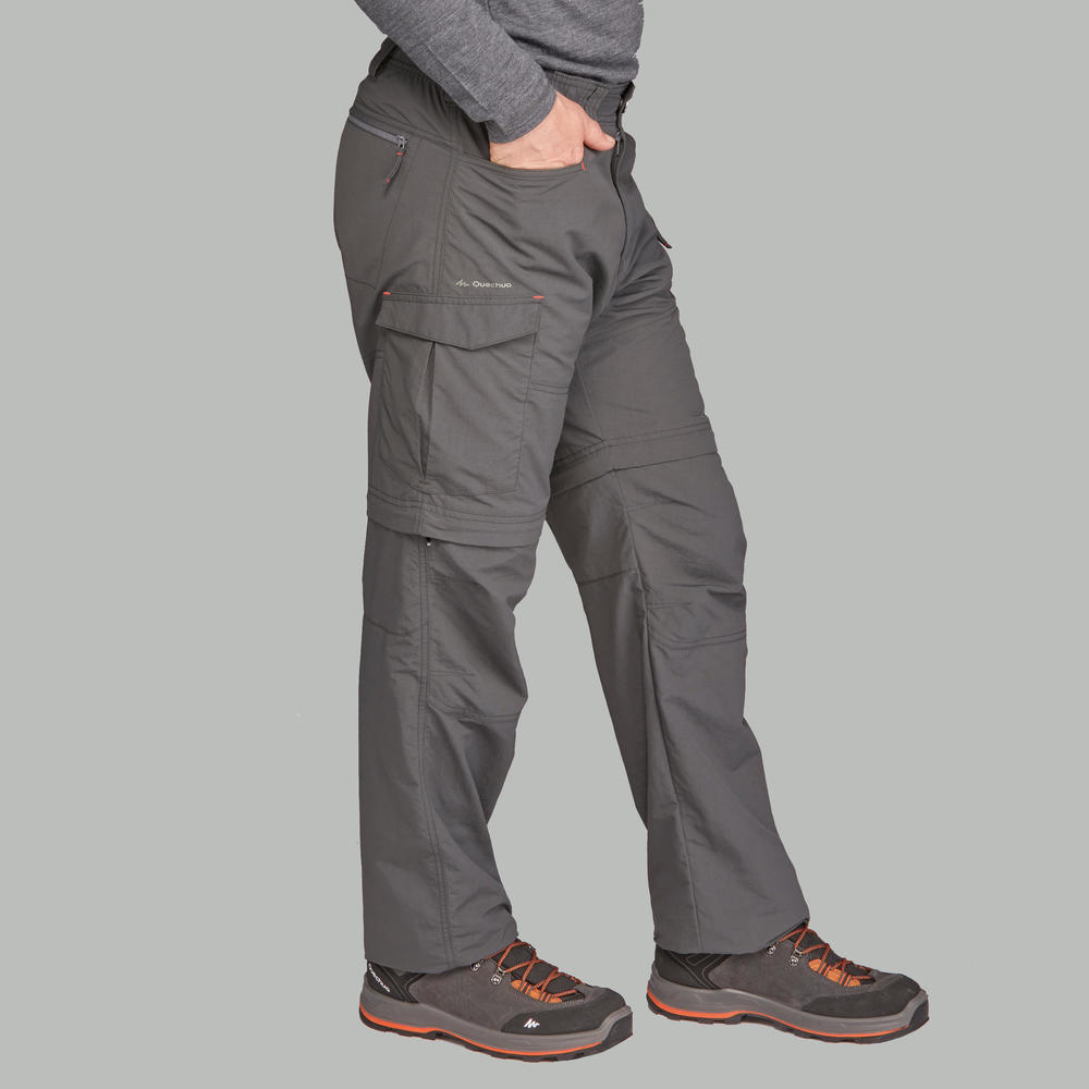 Calça modular masculina de trilha Trek100 Forclaz - DecathlonPro