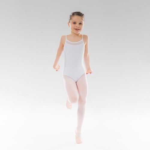 Collant infantil de Ballet com Alças Finas