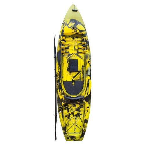 Caiaque Truta, amarelo-preto, UNICO