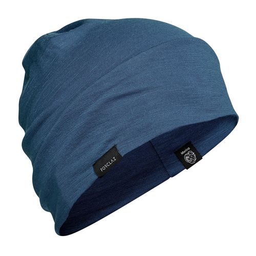 Gorro de trekking de lã merino Trek500 - BEANIE TREK 500 WOOL A BLUE, NO SIZE