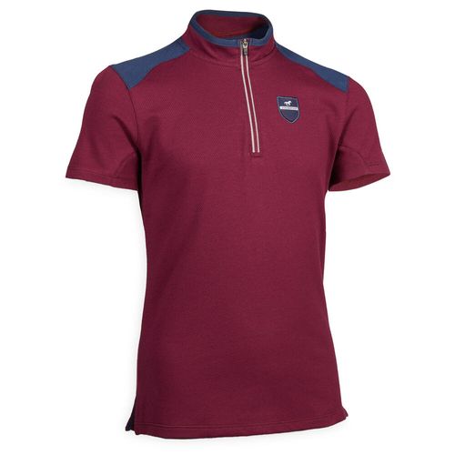 Camiseta polo infantil hipismo 500