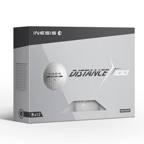 Bola de Golfe 100 Branco (Conjunto de 12) - BALL 100 WHITE, .