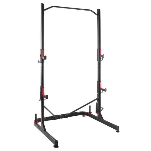 Suporte Ajustável para Barra de Musculação com Barra Fixa Multifuncional Superior Rack 500 - RACK BODY 500, .