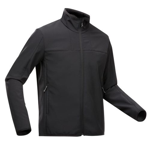 Jaqueta corta-vento Softshell de Trekking Trek 100 Windwarm