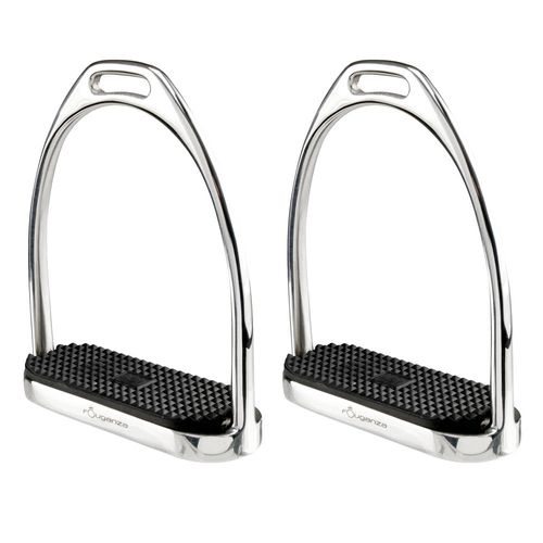 Estribo de Hipismo Inox Fouganza - INOX STIRRUPS, 120MM/4,72IN