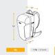 Travel-500-40l-organizer-backpa-no-size-Preto-UNICO