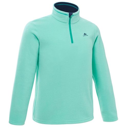 Fleece-infantil-de-Trilha-MH100-verde-turquesa-10-11-ANOS