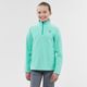 Fleece-infantil-de-Trilha-MH100-verde-turquesa-10-11-ANOS