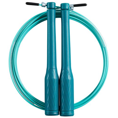 Corda de Saltar de Velocidade - Speed rope skipping rope preta, tam unico Verde ÚNICO