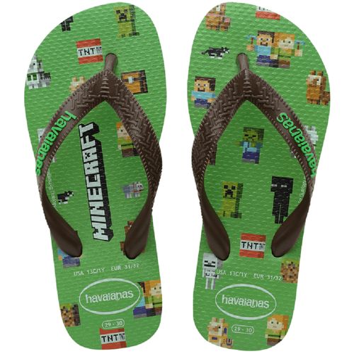 Chinelo Havaianas Kids Minecraft Infantil