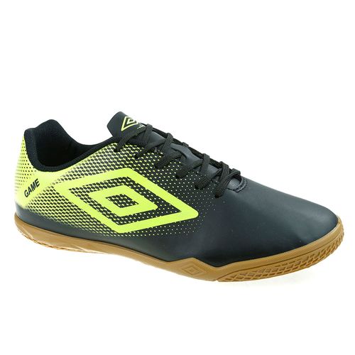 Chuteira Indoor Umbro Game - U01FB005027 39 / Preto e Limao