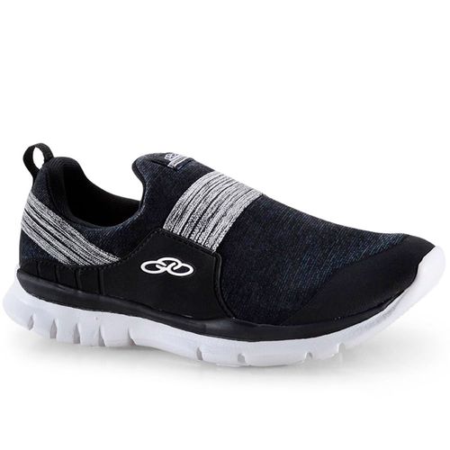 Tênis Feminino Esportivo Slip On Olympikus - KISS 2 37 / Preto