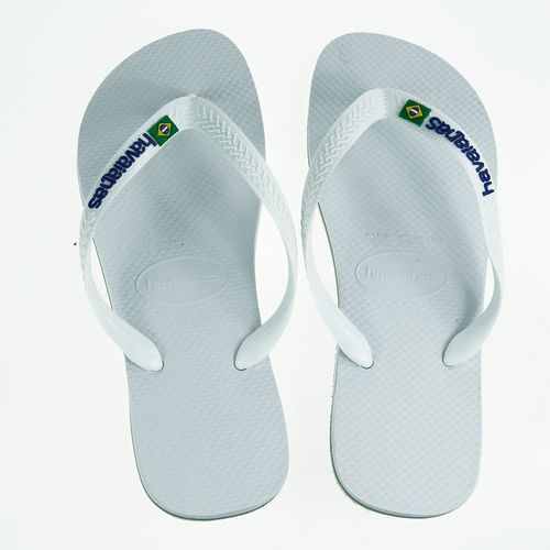 Chinelo Masculino Havaianas - BRASILLOGO 40 / Branco