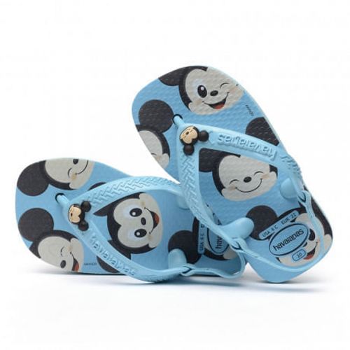 Chinelo Bebê Masculino Havaianas Mickey Mouse - 4137007-0031 19 / AZUL