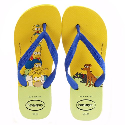 Chinelo Masculino Havaianas Simpsons - 4137889-2197 40 / Amarelo