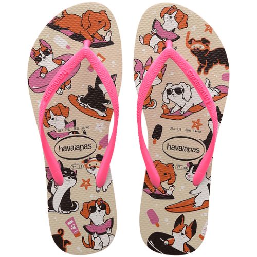 Chinelo Havaianas Slim Pets Feminino