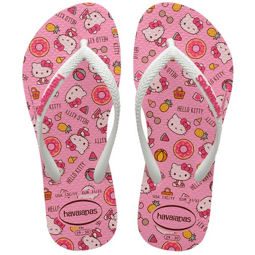 Chinelo Havaianas Hello Kitty Infantil