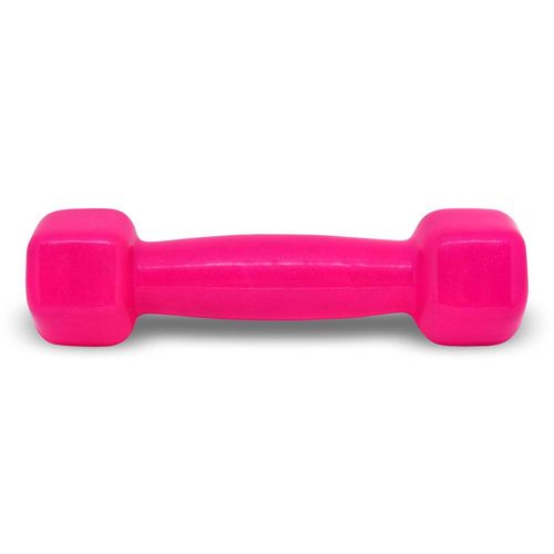 Halter Sextavado Emborrachado 1 kg Rosa Acte Sports Menor preço em Halter Sextavado Emborrachado 1 kg Rosa Acte Sports
