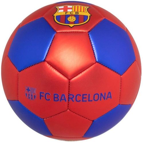 Bola de Futebol Barcelona Tam 5, vermelho, UNICO