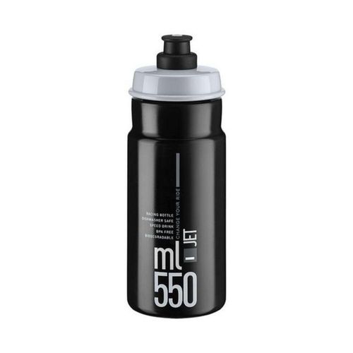 Garrafa de Ciclismo Elite Jet 550ml, preto, 550 ML