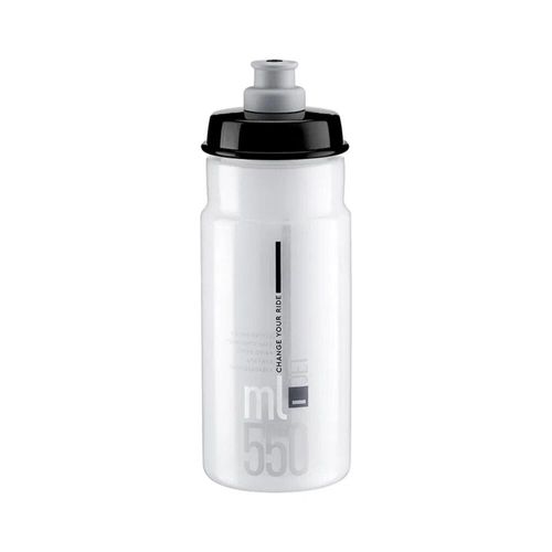 Garrafa de Ciclismo Elite Jet 550ml, branco, 550 ML