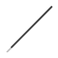 Aluminium-poles-95-mm-black-no-size-Preto