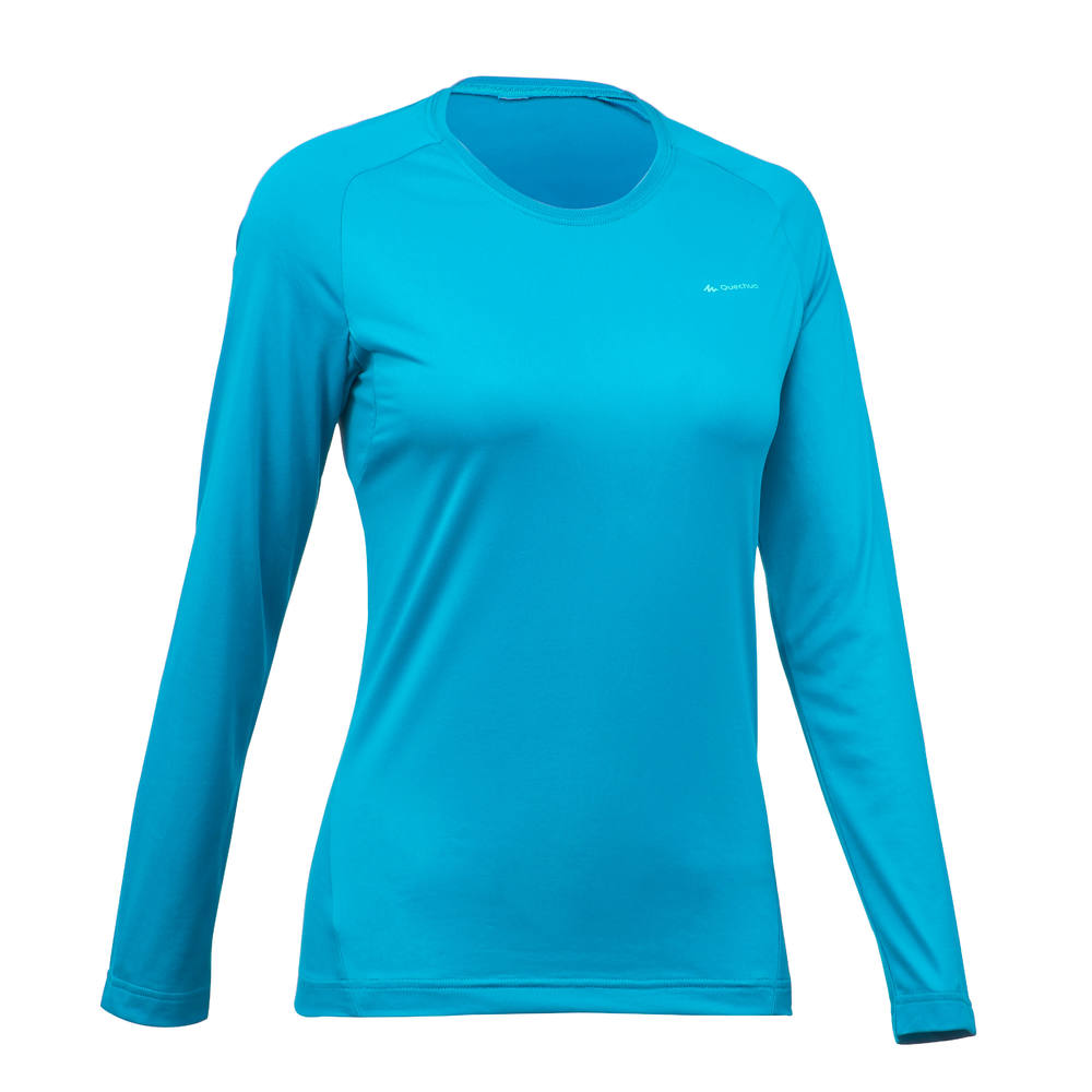 Camiseta De Manga Comprida Para Trilha Techfresh 50 Feminina