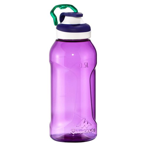 Garrafa de trilha ou trekking 500 0,5L Tritan Quechua - BOTTLE 500 TRITAN 0,5L PURPLE, .