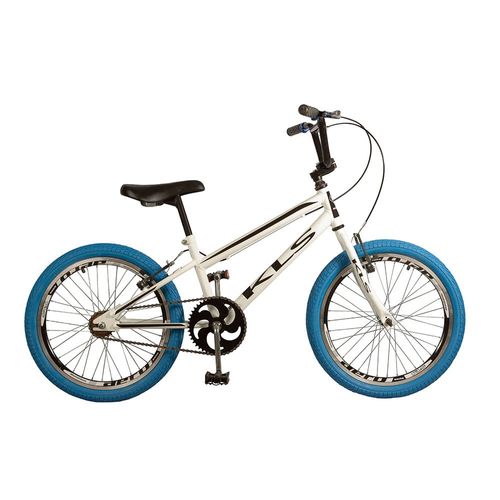 Bicicleta Free Style Aro 20 Freios V.Brake Nylon KLS 20 / Branco-Azul