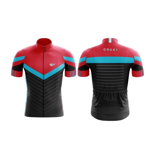 Camisa Ciclista Classic Pink Colli GG / Pink
