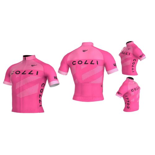 Camisa Ciclista Elite Rosa Colli GG / Rosa