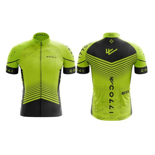 Camisa Ciclista Classic Verde Colli M / Verde