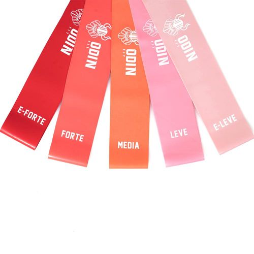 Kit Mini Band com 5 intensidades - Odin Fit Menor preço em Kit Mini Band com 5 intensidades - Odin Fit