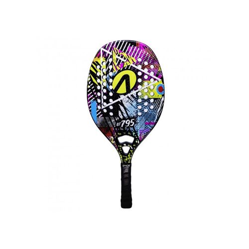 Raquete Beach Tennis Acte Bt 795 100% Carbono 48 Furos