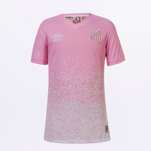 Camisa Junior Umbro Feminina Santos Outubro Rosa 2021 Menor preço em Camisa Junior Umbro Feminina Santos Outubro Rosa 2021