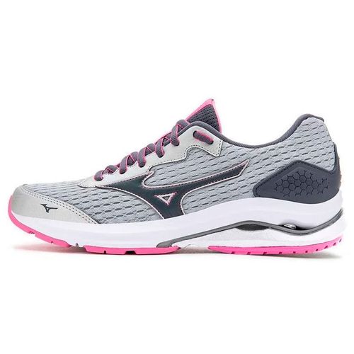 Tênis Mizuno Tornamic - Feminino -Cinza+Rosa