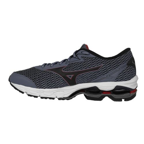 Tênis Mizuno Wave Frontier 12 - Masculino - Cinza/Preto