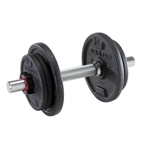 Halteres de Musculação 10 kg (Conjunto), preto, UNICO