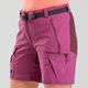 Short-feminino-de-trekking-Trek500-violeta-34
