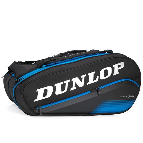 Raqueteira Dunlop FX Performance X8 Preta e Azul