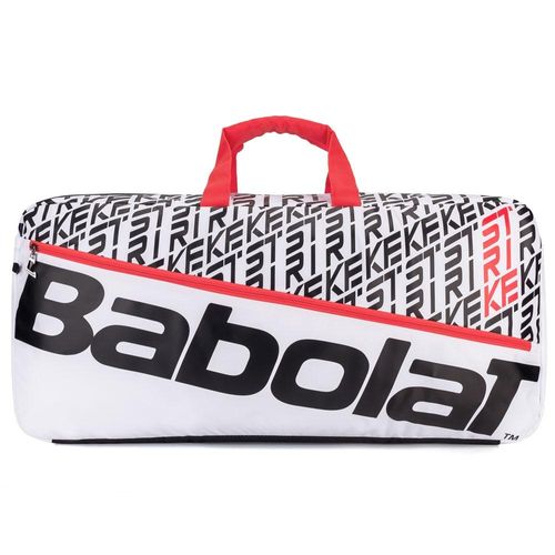 Bolsa Raqueteira Babolat Duffel M Pure Strike Branca Preta e Coral