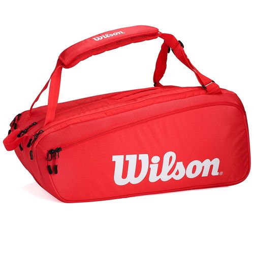 Raqueteira Wilson ESP Super Tour X15 Vermelha