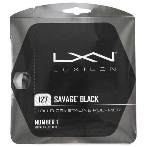 Corda Luxilon Savage 16L 1.27mm Preta - Set Individual