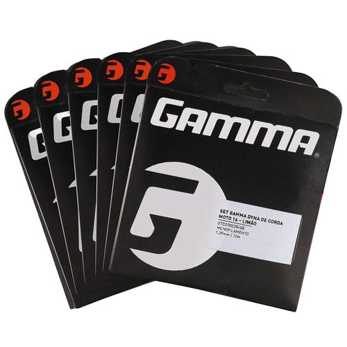 Corda Gamma Moto 16L 1.29mm Verde Limão - Pack com 06 Sets