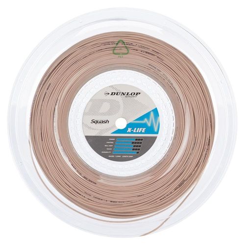 Corda de Squash Dunlop X-Life 17l 1.22mm Nude - Rolo com 200 metros