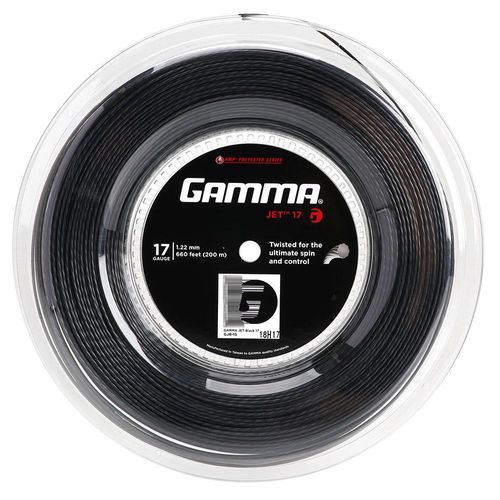 Corda Gamma Jet 17L 1.22 Preta - Rolo com 200 metros