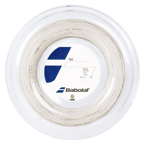 Corda Babolat Xcel 16L 1.30mm Natural Rolo com 200 metros