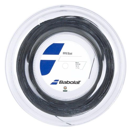 Corda Babolat RPM Blast 1.30mm 16L Preta Rolo com 200 metros