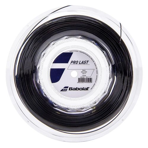 Corda Babolat Pro Last 17l 1.25mm Preta Rolo com 200 Metros
